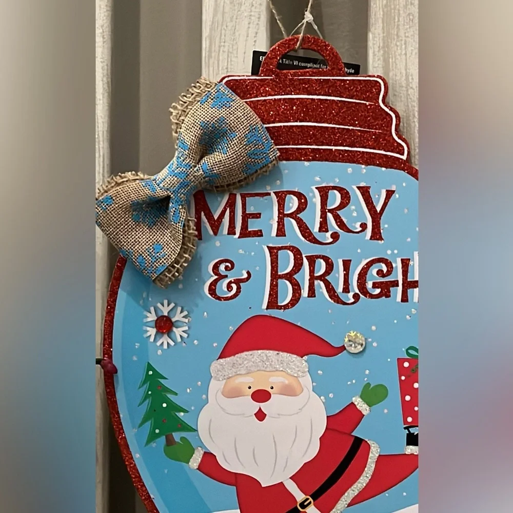 Clearance ~  Christmas Holiday Door-Wall Hanging 🎄🆕🎄 A 2 For $14